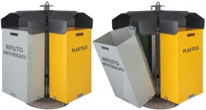 Sixbox Contenitore porta rifiuti